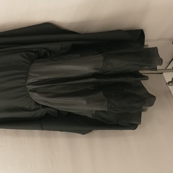 Black Party Dress Vintage Jessica Howard NWT Fit and Flare Sexy Neckline Flirty - Picture 7 of 10